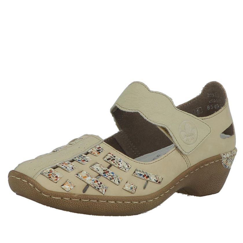 Rieker femme 48369 beige1277901_2 sur voshoes.com