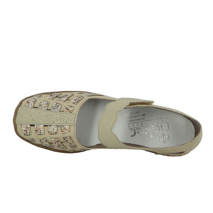 Rieker femme 48369 beige1277901_6 sur voshoes.com