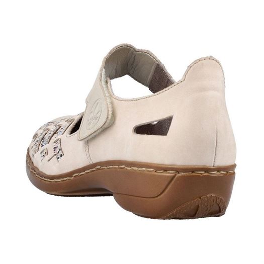 Rieker femme 41369 beige1278002_4 sur voshoes.com