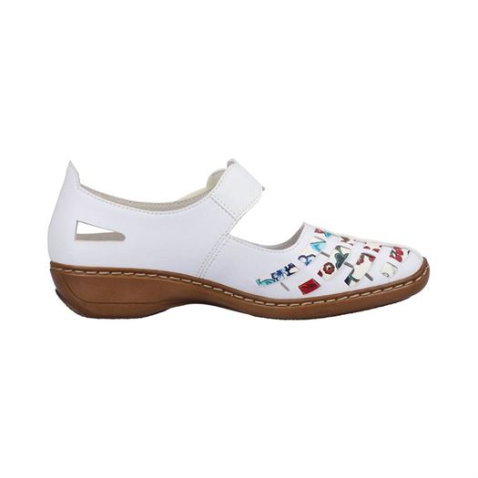 femme Rieker femme 41369 blanc