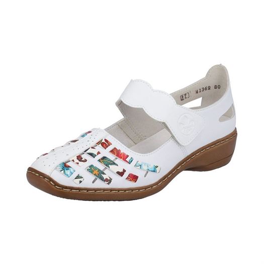 Rieker femme 41369 blanc1278003_2 sur voshoes.com