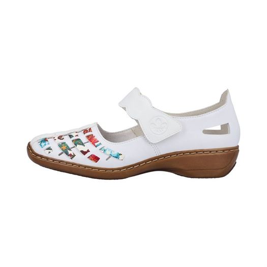 Rieker femme 41369 blanc1278003_3 sur voshoes.com