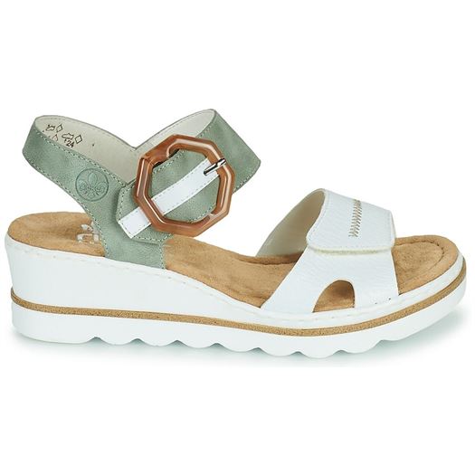 femme Rieker femme 67476 vert