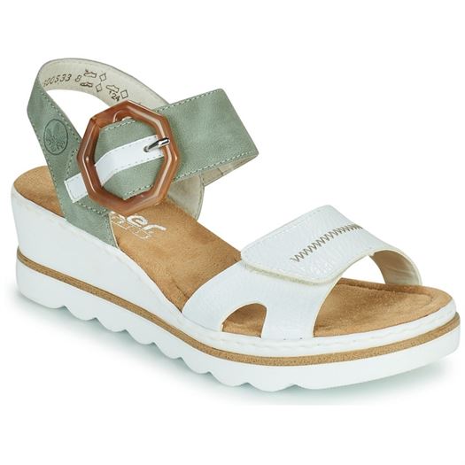Rieker femme 67476 vert1278601_2 sur voshoes.com