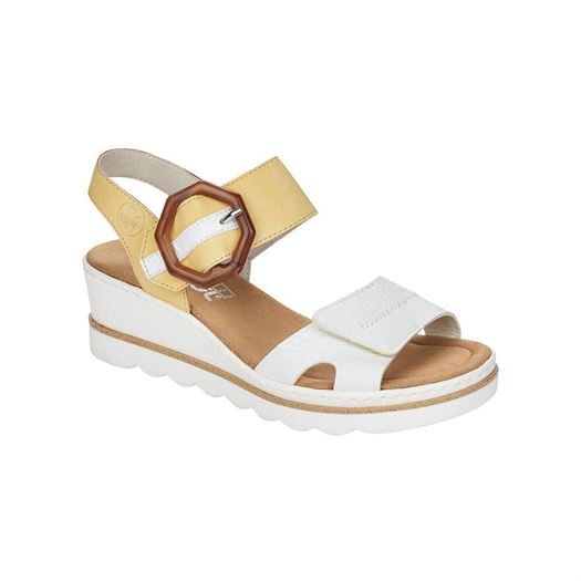 Rieker femme 67476 blanc1278602_2 sur voshoes.com