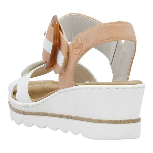 Rieker femme 67476 blanc1278603_3 sur voshoes.com