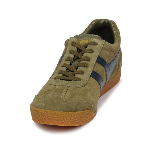 Gola homme harrier suede vert1281404_5 sur voshoes.com