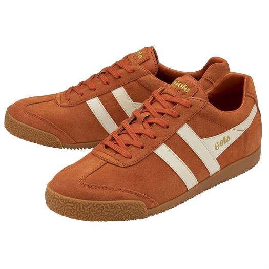 Gola homme harrier suede orange1281408_5 sur voshoes.com