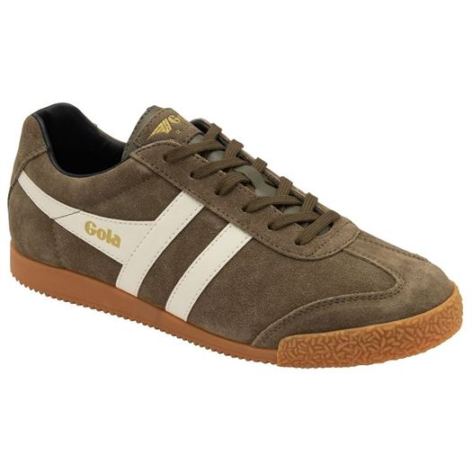 Gola homme harrier suede vert1281414_2 sur voshoes.com