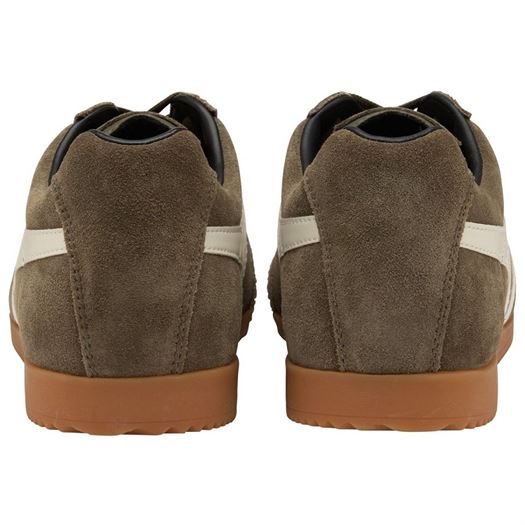 Gola homme harrier suede vert1281414_4 sur voshoes.com