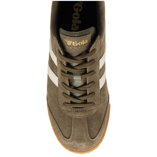 Gola homme harrier suede vert1281414_5 sur voshoes.com