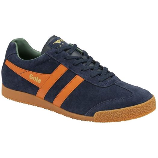 Gola homme harrier suede bleu1281416_2 sur voshoes.com