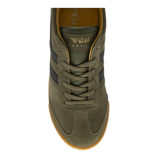 Gola homme harrier suede vert1281419_4 sur voshoes.com