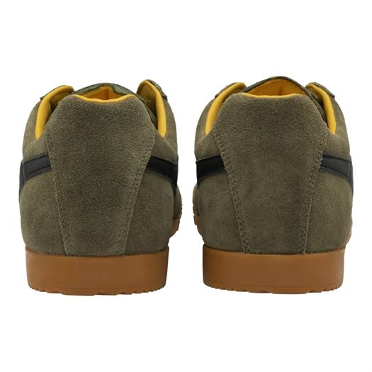 Gola homme harrier suede vert1281419_5 sur voshoes.com