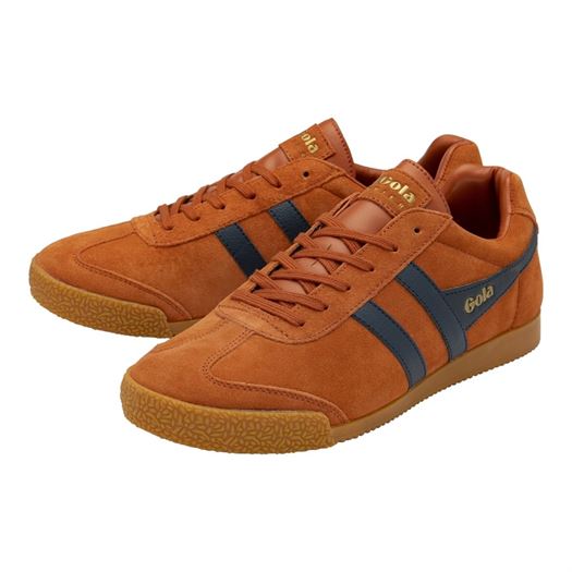 Gola homme harrier suede orange1281421_3 sur voshoes.com