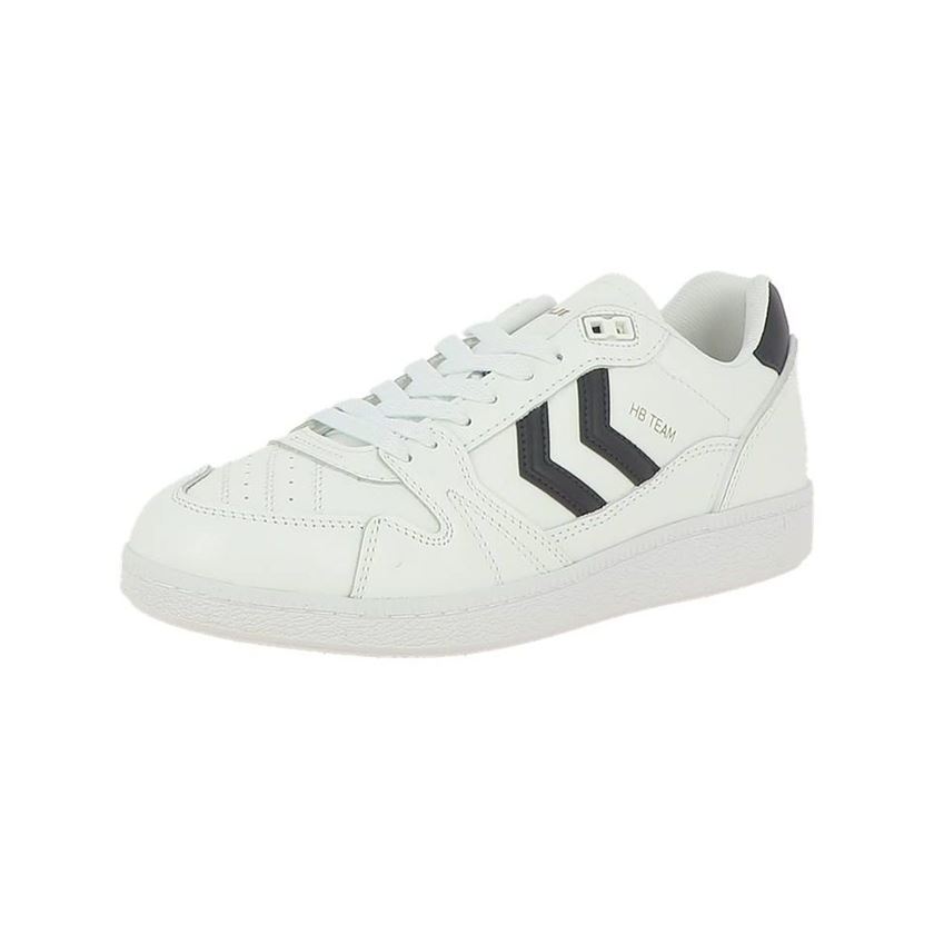 Hummel homme hb team leather blanc1284101_2 sur voshoes.com