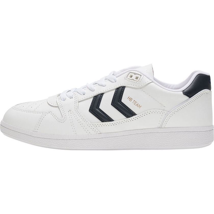 Hummel homme hb team leather blanc1284101_3 sur voshoes.com