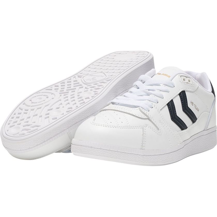 Hummel homme hb team leather blanc1284101_5 sur voshoes.com