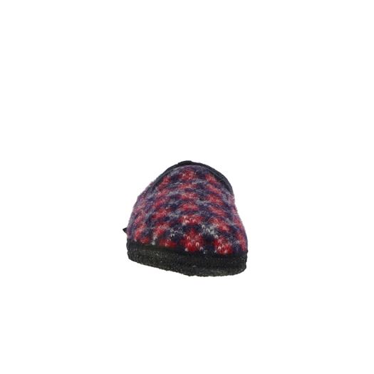 Haflinger femme slipper jaquard bleu1284904_4 sur voshoes.com