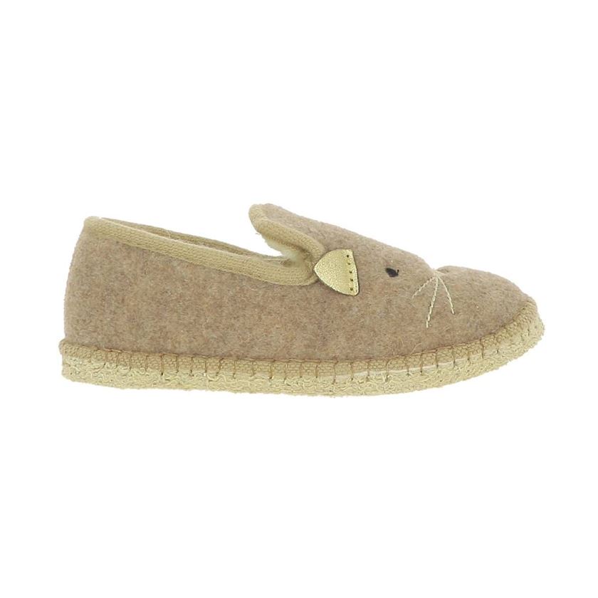 femme Maison de l espadrille femme brodee beige