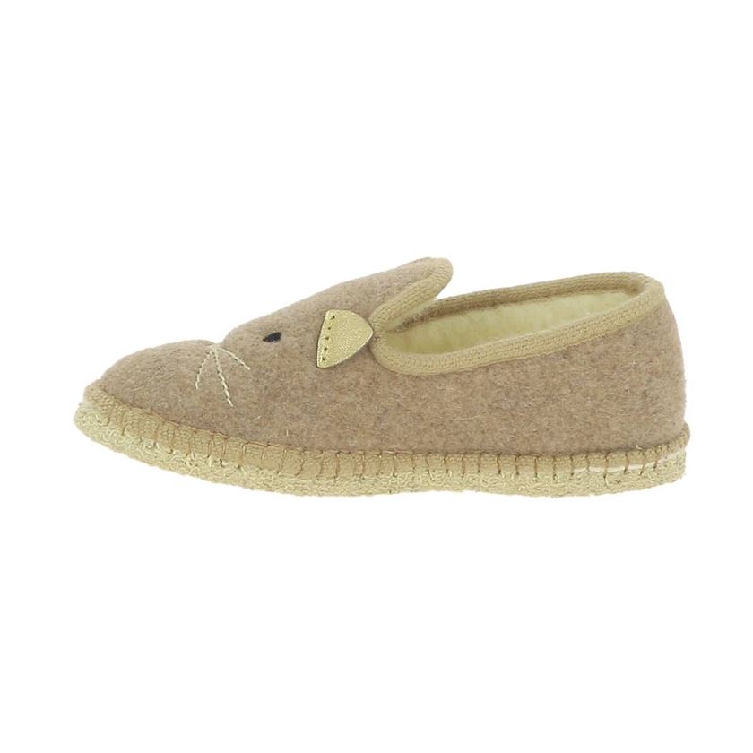 Maison de l espadrille femme brodee beige1290801_3 sur voshoes.com