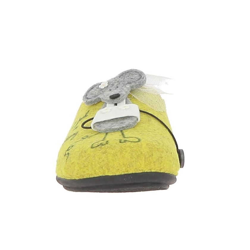 Maison de l espadrille femme souris jaune1291501_3 sur voshoes.com