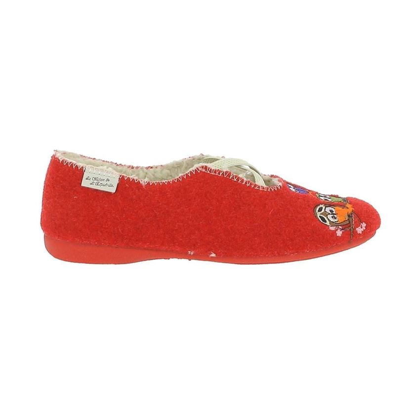 femme Maison de l espadrille femme betelgeuse. rouge