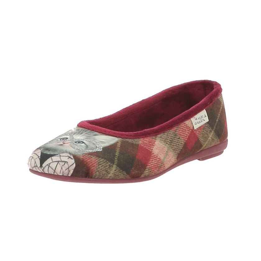 Maison de l espadrille femme chat bordeaux1292201_2 sur voshoes.com