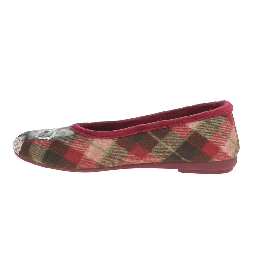 Maison de l espadrille femme chat bordeaux1292201_3 sur voshoes.com