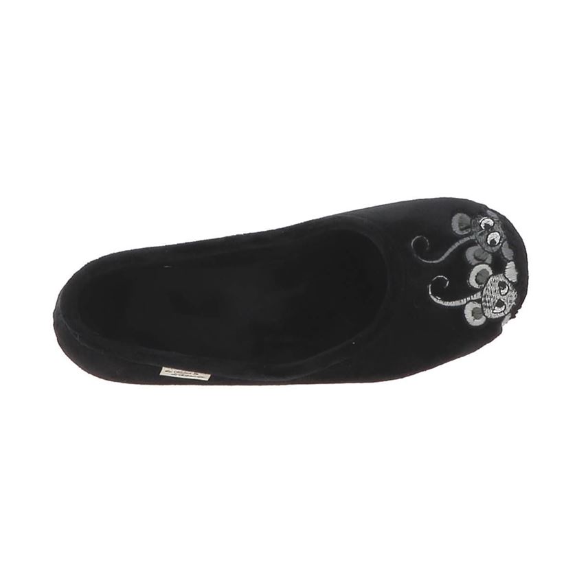 Maison de l espadrille femme souris noir1292301_5 sur voshoes.com