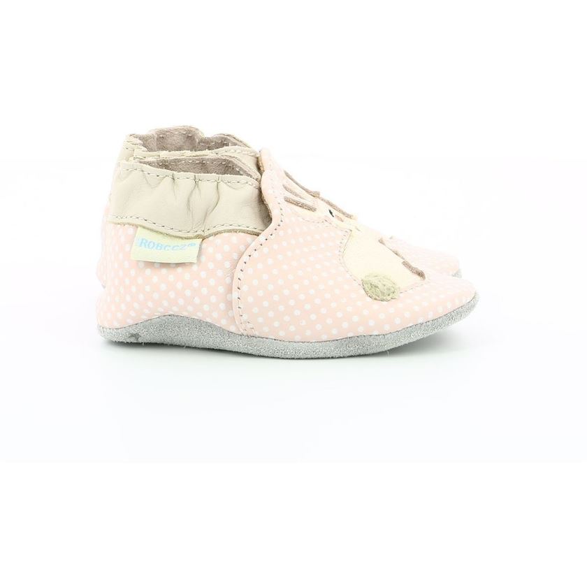 fille Robeez fille rabbit baby rose