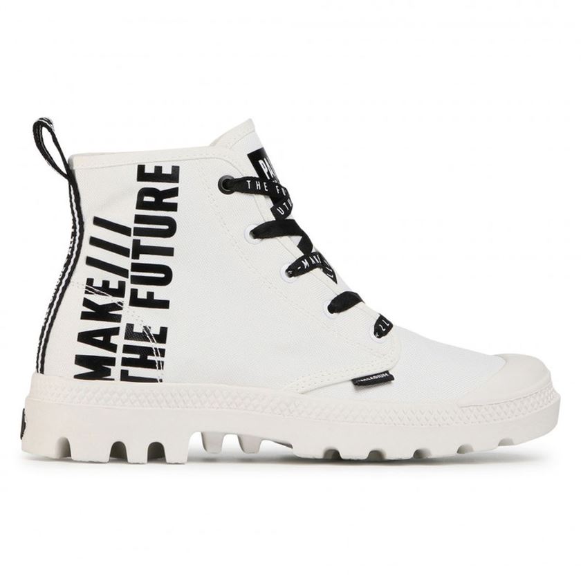 femme Palladium femme pampa hi future blanc