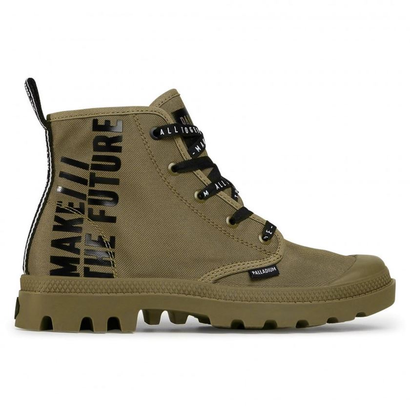 femme Palladium femme pampa hi future vert