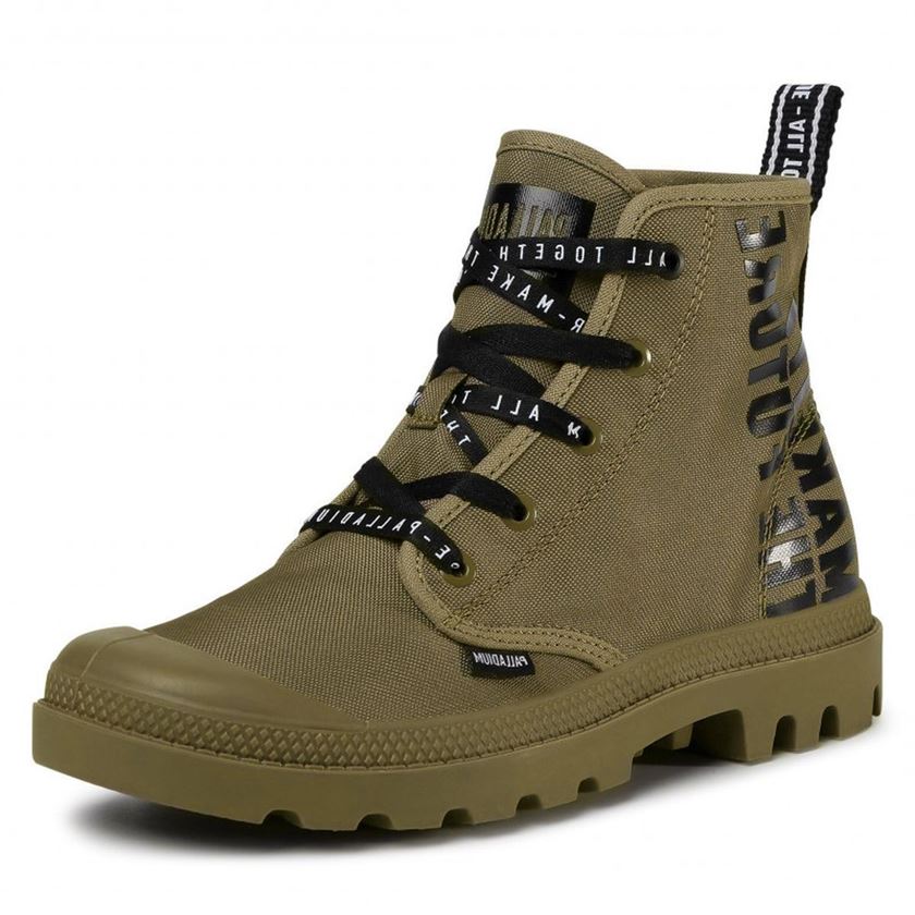 Palladium femme pampa hi future vert1299603_2 sur voshoes.com