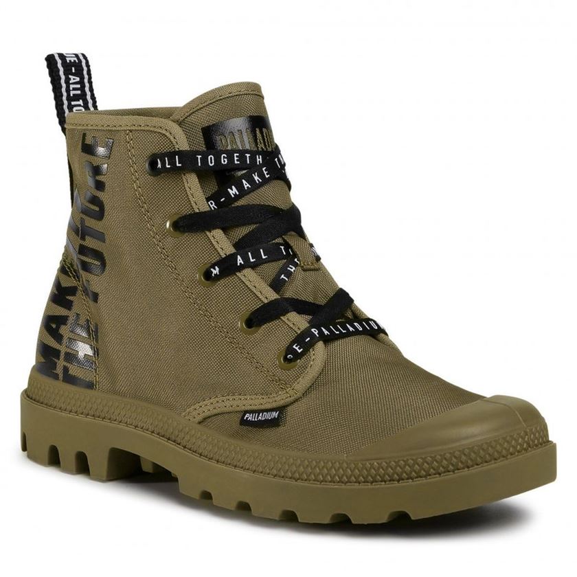 Palladium femme pampa hi future vert1299603_3 sur voshoes.com