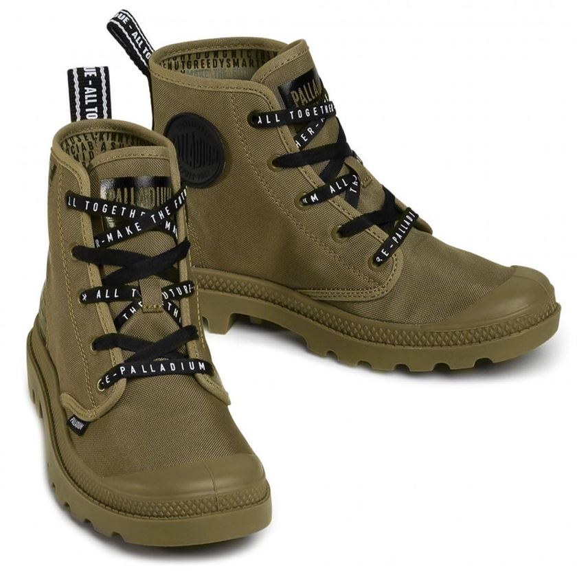Palladium femme pampa hi future vert1299603_5 sur voshoes.com