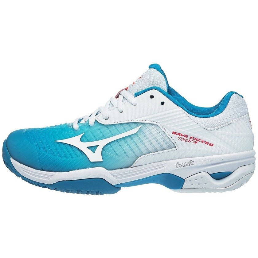 Mizuno homme wave exceed tour 3 cc bleu1300202_3 sur voshoes.com
