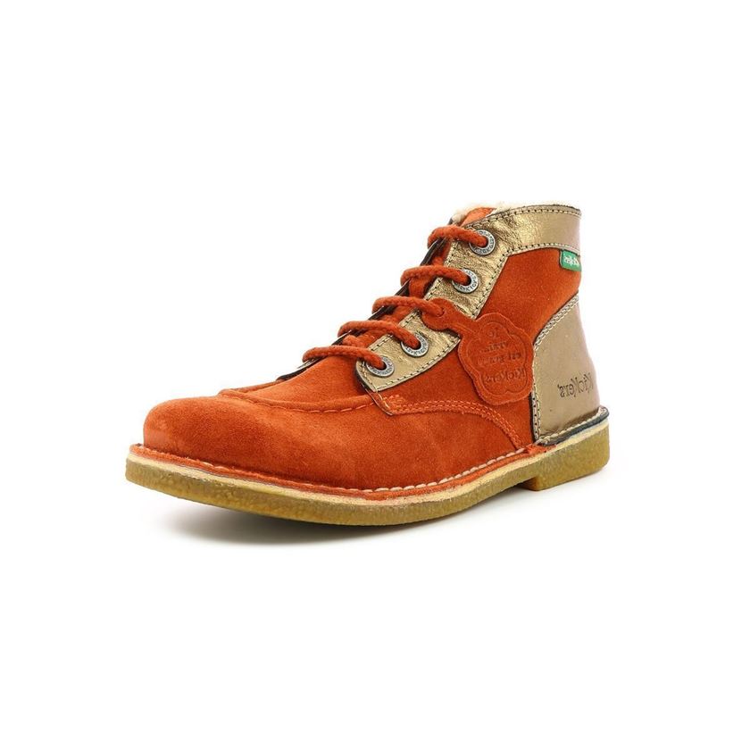 Kickers femme legendiknew orange1300701_2 sur voshoes.com