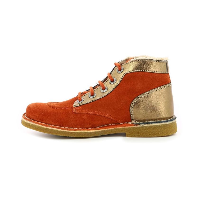 Kickers femme legendiknew orange1300701_4 sur voshoes.com