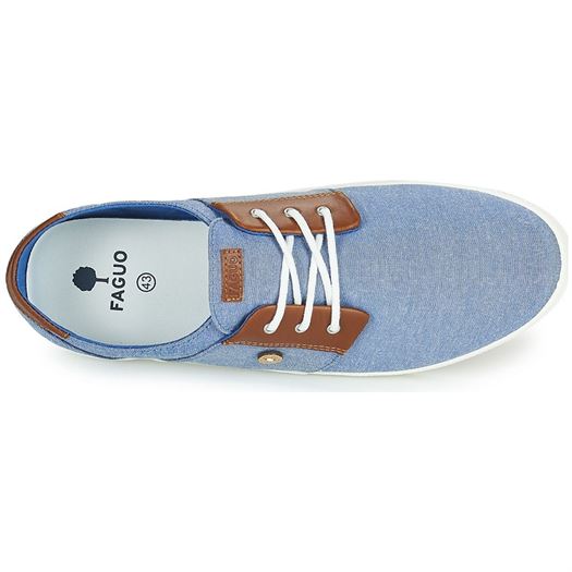 Faguo homme cypressme cotton leather bleu1317401_6 sur voshoes.com