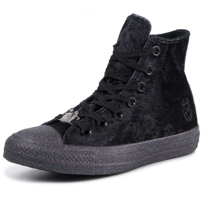 Converse femme chuck taylor hi noir1319401_2 sur voshoes.com