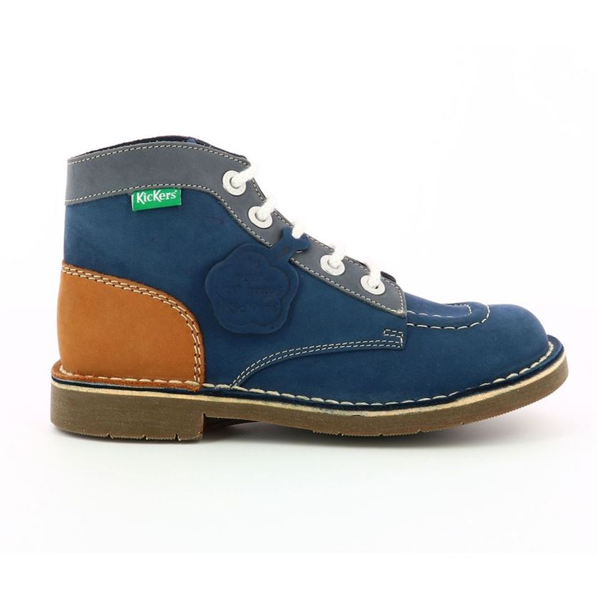 femme Kickers femme kick col bleu