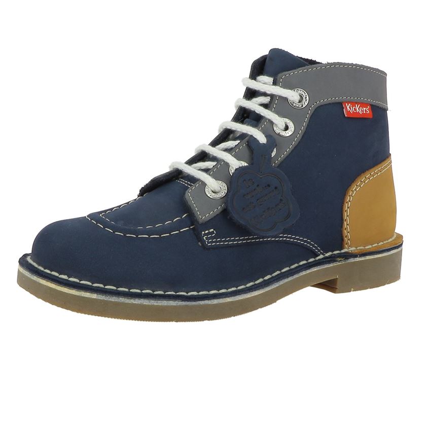 Kickers femme kick col bleu1323101_2 sur voshoes.com