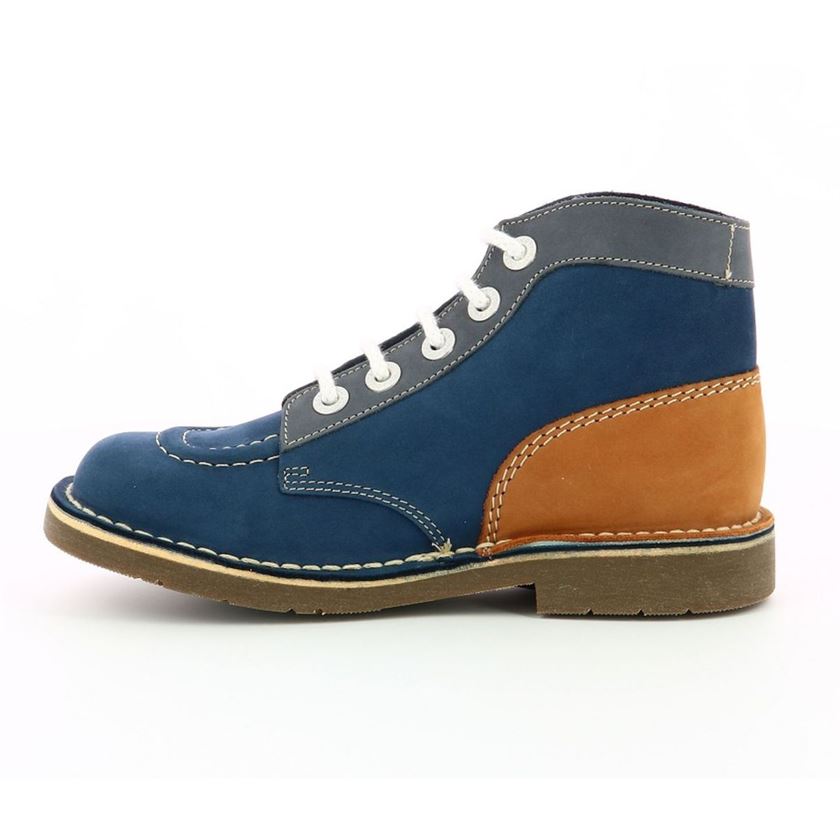 Kickers femme kick col bleu1323101_3 sur voshoes.com