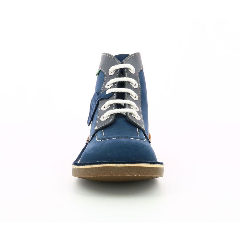 Kickers femme kick col bleu1323101_4 sur voshoes.com