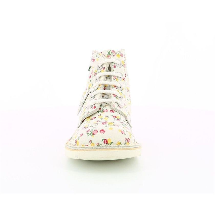 Kickers femme kick col blanc1323201_4 sur voshoes.com