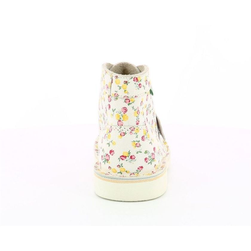 Kickers femme kick col blanc1323201_5 sur voshoes.com