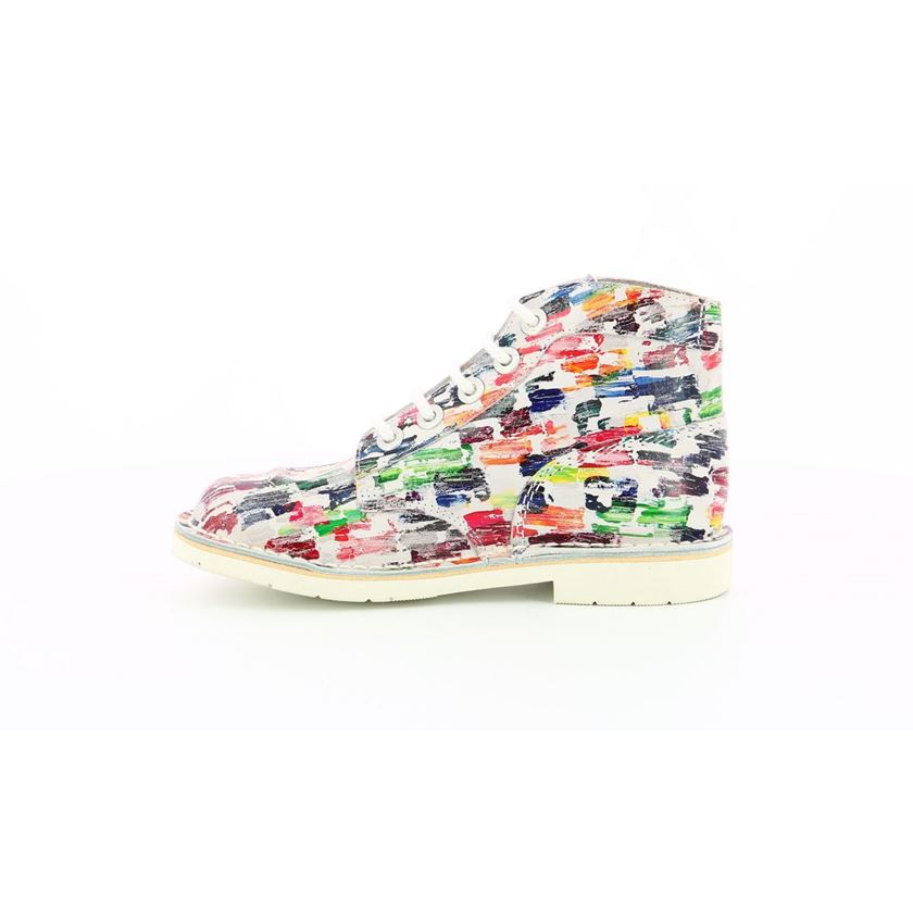 Kickers femme kick col multicolore1323401_5 sur voshoes.com