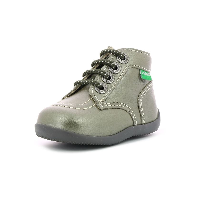 Kickers garcon 653099 gris1324801_2 sur voshoes.com