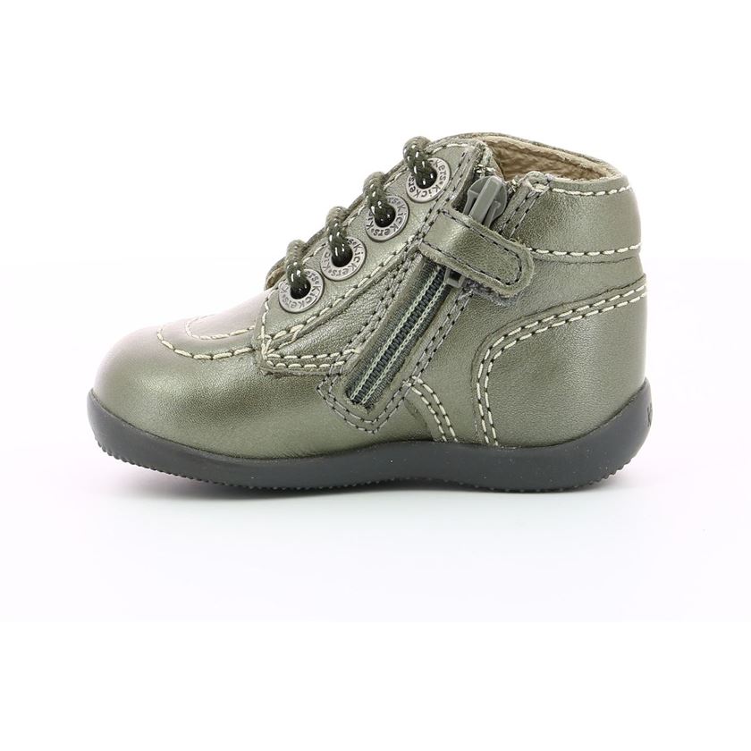 Kickers garcon 653099 gris1324801_3 sur voshoes.com